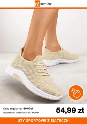 Buty sportowe z siateczki Born2be promocja w Born2be