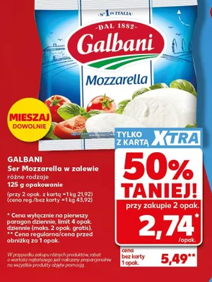 Seer Mozzarella w zalewie promocja w Kaufland