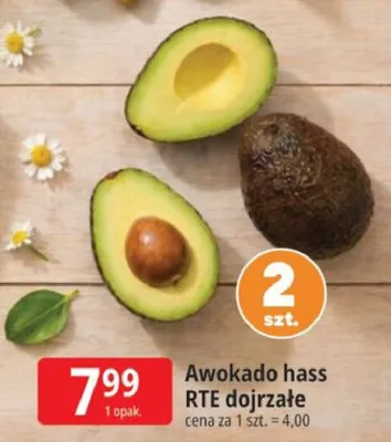 Awokado hass RTE dojrzałe promocja w Leclerc