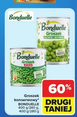 Groszek konserwowy drobny Bonduelle promocja w Carrefour