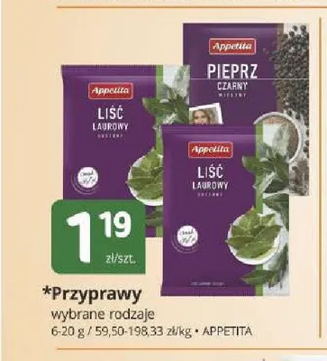 Pieprz czarny mielony Appetita promocja w Marketvita