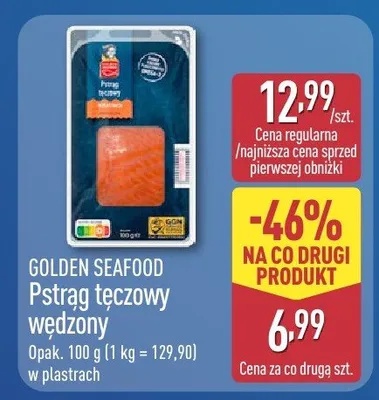 Pstrąg tęczowy wędzony promocja w Aldi