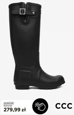 Kalosze Hunter promocja w CCC