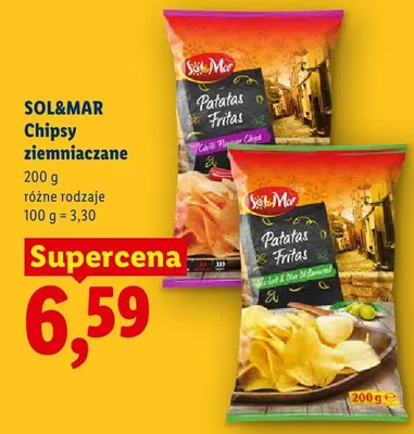Chipsy ziemniaczane promocja w Lidl