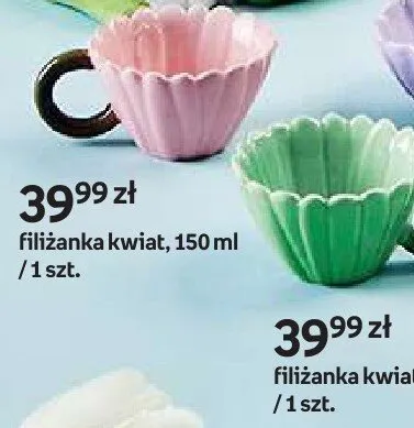 Filiżanka kwiat promocja w Empik