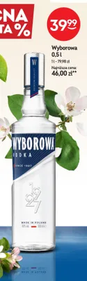 Wódka Wyborowa promocja w Żabka