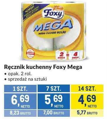 Ręcznik kuchenny Foxy Mega promocja w Makro