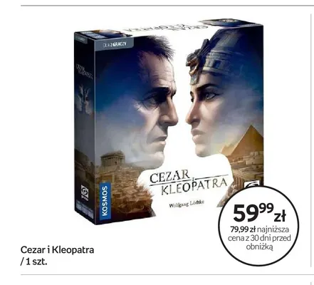 Gra planszowa Cezar i Kleopatra promocja w Empik