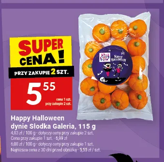Happy Halloween dynie Słodka Galeria promocja w Twój Market