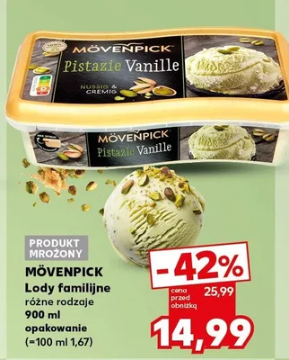 Lody familijne różne rodzaje promocja w Kaufland