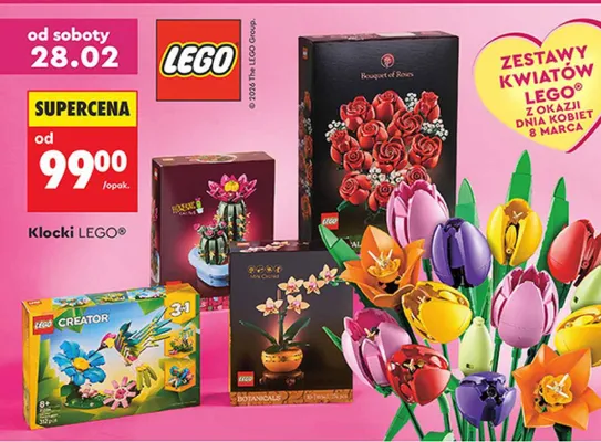 Klocki różne zestawy - cena od: promocja w Biedronka