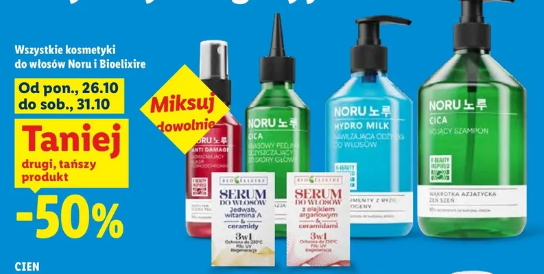 Kwasowy peeling oczyszczający do skóry głowy Noru Cica promocja w Lidl