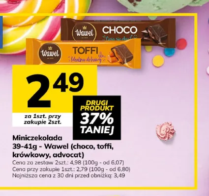 Miniczekolada toffi Wawel promocja w Hitpol