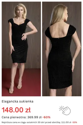 Sukienka elegancka promocja w Monnari