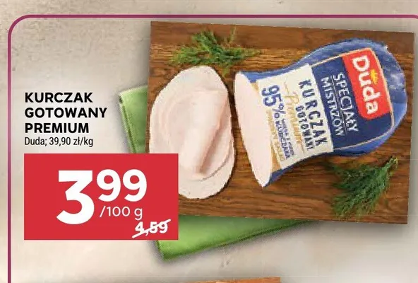 Kurczak gotowany premium Duda promocja w Stokrotka