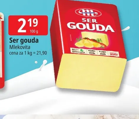 Ser Gouda Mlekovita promocja w Leclerc