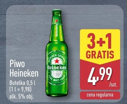 Piwo Heineken promocja w Aldi