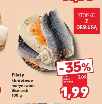 Filety śledziowe marynowane Bismarck promocja w Kaufland