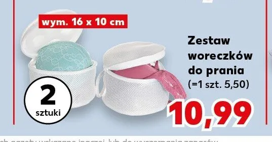Zestaw woreczków do prania 2-pak promocja w Kaufland