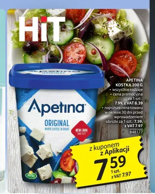 Ser Apetina kostka promocja w Selgros