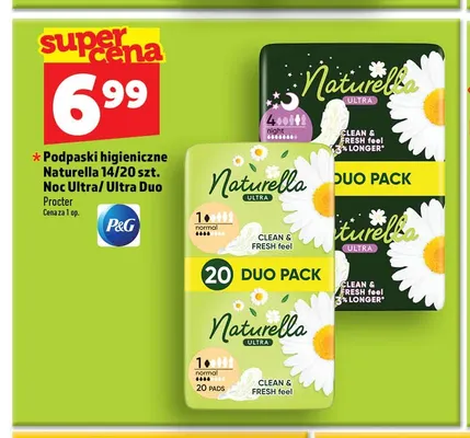 Podpaski higieniczne Naturella Ultra Duo promocja w TOPAZ