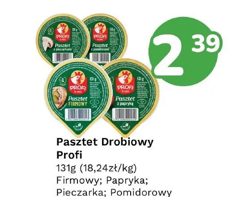 Pasztet drobiowy Profi pomidorowy promocja w Limonka