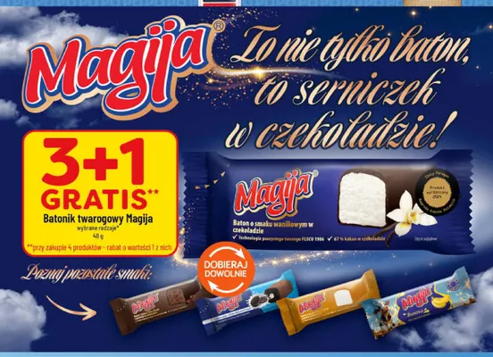 Batonik twarogowy Magija promocja w POLOmarket