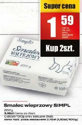 Smalec wieprzowy promocja w Supeco