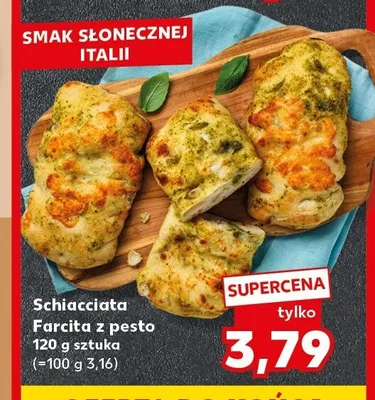 Schiacciata Farcita z pesto promocja w Kaufland