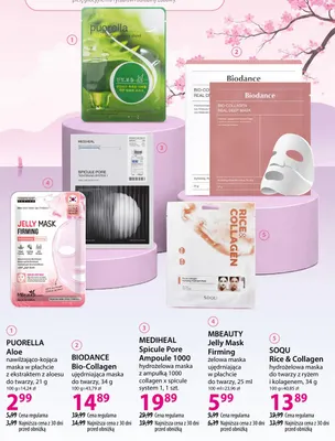 Bio-Collagen ujędrniająca maska do twarzy Biodance promocja w Hebe