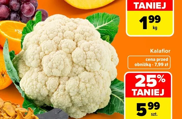 Kalafior promocja w Carrefour