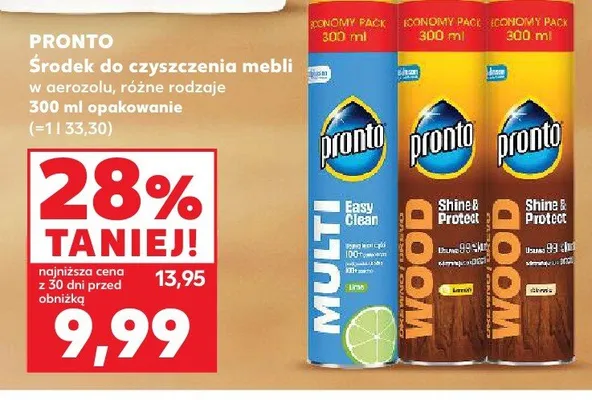 Środek do czyszczenia mebli Pronto Multi Easy Clean Lime promocja w Kaufland