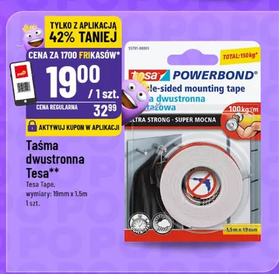 Taśma dwustronna promocja w POLOmarket