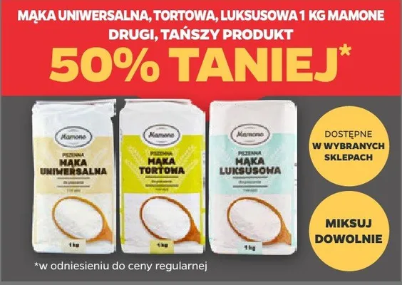 Mąka luksusowa promocja w Netto