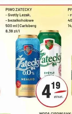 Piwo Zatecky Svetly Lezak promocja w Sedal
