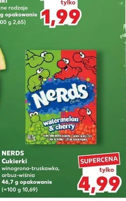 Cukierki Nerds arbuz-wiśnia promocja w Kaufland