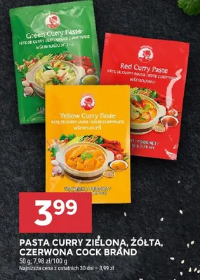 Pasta curry czerwona promocja w Stokrotka