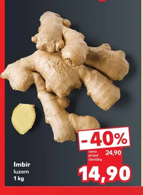 Imbir luzem promocja w Kaufland