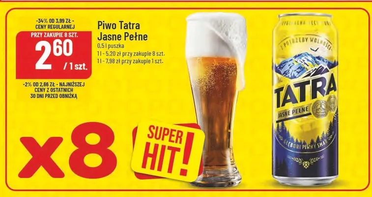 Piwo Tatra promocja w POLOmarket