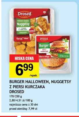 Nuggetsy z piersi kurczaka Drosed promocja w Gram Market
