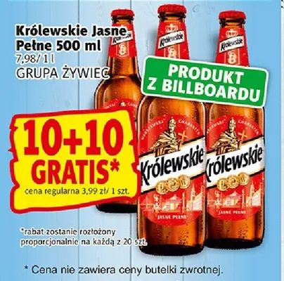 Piwo Królewskie Jasne Pełne promocja w Prim Market