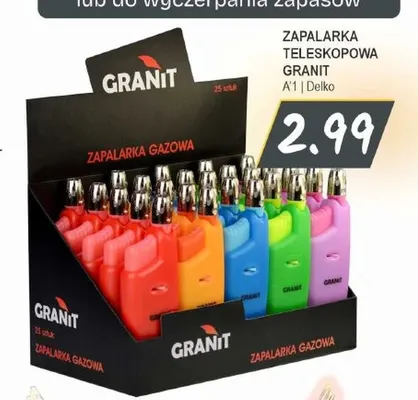 Zapalarka teleskopowa Granit promocja w Słoneczko