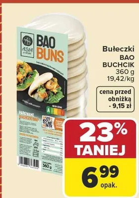 Bułeczki Bao Buchcik promocja w Carrefour
