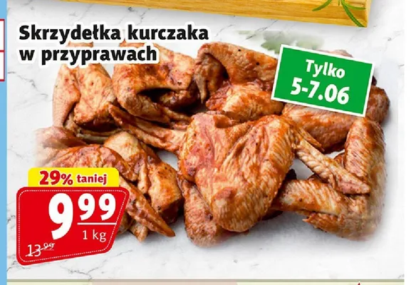 Skrzydełka kurczaka w przyprawach promocja w Prim Market