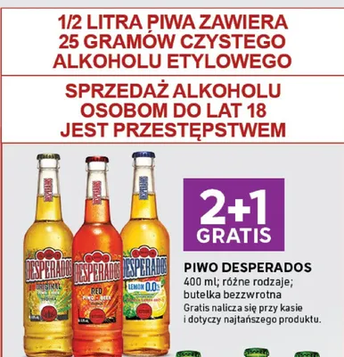 Piwo Desperados Original promocja w Stokrotka