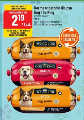 Karma w batonie dla psa promocja w POLOmarket