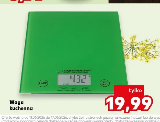 Waga kuchenna Esperanza promocja w Kaufland