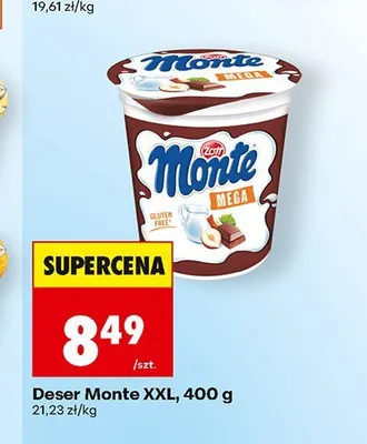 Deser Zott Monte XXL promocja w Biedronka