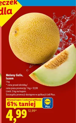Melony Galia luzem Ryneczek Lidla promocja w Lidl