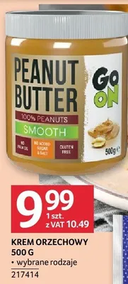 Krem orzechowy Go On Peanut Butter Smooth 500 g promocja w Selgros